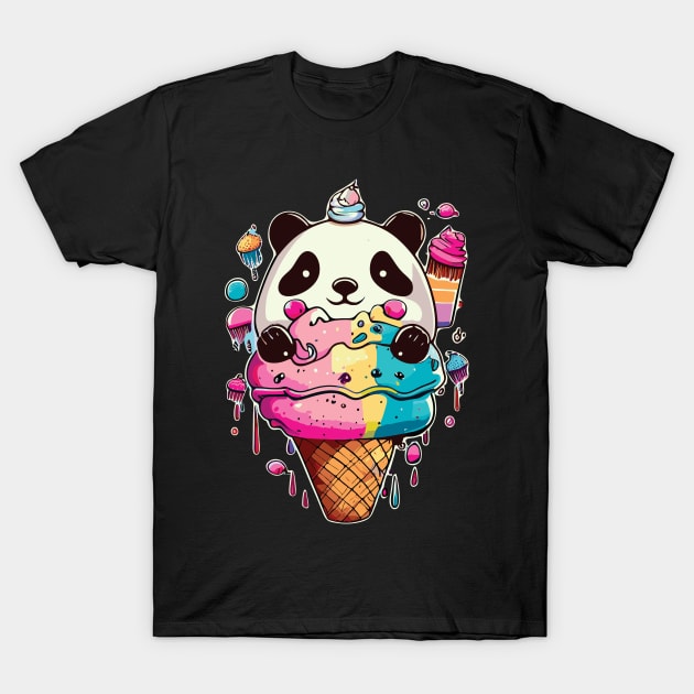 Ice Cream Dog T-Shirt by remixer2020